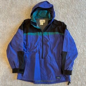 Vintage 90's L.L Bean Multicolor Rain Snow Winter Jacket Adult Large
